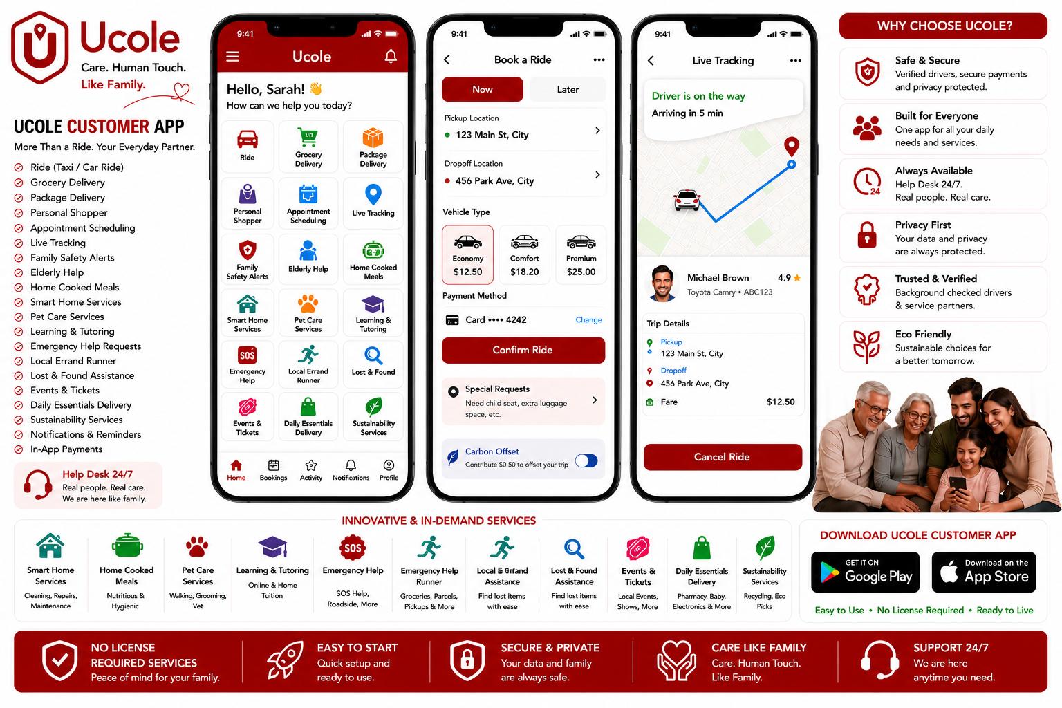 Why choose Ucole &ndash; safe, verified and always available